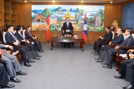 Le président du Vietnam en visite à Champassak (Laos)