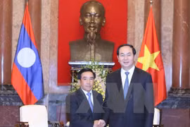 Le président Trân Dai Quang reçoit le vice-président laotien Phankham Viphavanh