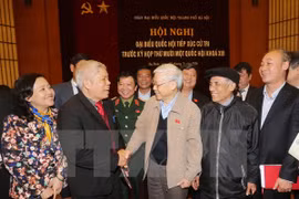 Nguyen Phu Trong à l’écoute des électeurs hanoïens