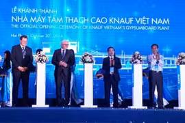 Une usine de plaques de plâtre de 30 millions d’euros voit le jour à Hai Phong