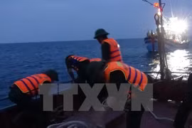 Ba Ria-Vung Tau : secours à 12 pêcheurs en danger