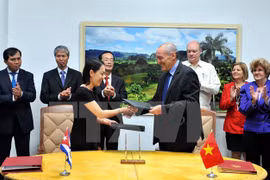 Clôture de la 34e session du Comité intergouvernemental Vietnam-Cuba
