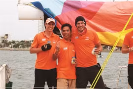 Un Vietnamien au départ de la Clipper Race