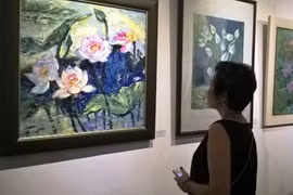 Vernissage de l’exposition de peinture ‘’Lotus’’ à Hanoi