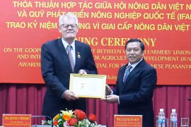 Coopération entre l’IFAD et l’Association des paysans du Vietnam