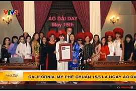 Journée de l'"ao dài" vietnamien en Californie