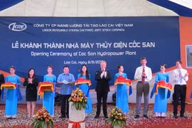 Inauguration d’une centrale hydroélectrique de 50 millions de dollars à Lao Cai