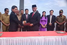 Vung Tau établit le jumelage avec la ville indonésienne de Padang