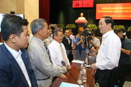 Le président Trân Dai Quang rencontre les entrepreneurs de Hô Chi Minh-Ville