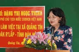 La vice-présidente Dang Thi Ngoc Thinh rend hommage aux morts pour la Patrie à Dak Nong