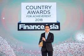 Vietcombank élue "meilleure banque du Vietnam" en 2018 par Finance Asia