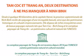 Tam Coc et Trang An, deux destinations à ne pas manquer à Ninh Binh