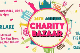 La foire de charité HIWC Bazaar 2018 aura lieu le 18 novembre à Hanoi