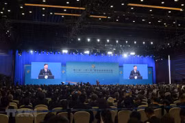 Ouverture du deuxième Forum de "la Ceinture et la Route" à Pékin