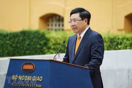 Cérémonie du lever du drapeau de l’ASEAN à Hanoï 