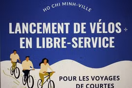 Ho Chi Minh-Ville: Lancement de vélos en libre-service