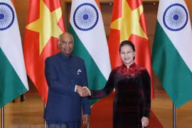 Entrevue entre la présidente de l’AN et le président indien