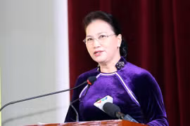 Nguyên Thi Kim Ngân au 55e anniversaire de l’Académie des finances