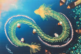 Des peintures du Dragon pour célébrer l’Année 2024