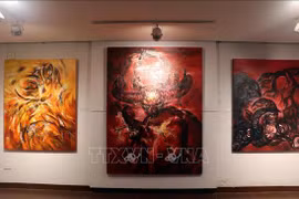 L’exposition sur le buffle, signe du zodiaque de l’année 2021, à Da Nang