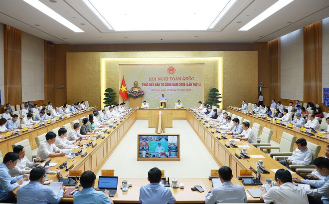 Panorama de la visioconférence. Photo : VNA 2.jpg