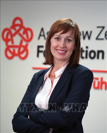 Suzannah Jessep, directrice exécutive de la Fondation Asie-Nouvelle-Zélande. Photo : VNA 1-4958.jpg