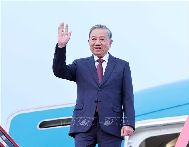 Le secrétaire général du Parti communiste du Vietnam (PCV), To Lam. Photo : VNA 2.jpg