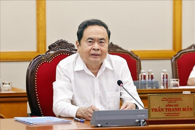 Le président de l'Assemblée nationale, Tran Thanh Man. Photo : VNA 2-744.jpg
