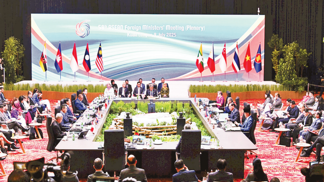 La 58e réunion des ministres des Affaires étrangères de l’ASEAN en Malaisie. Photo . VNA 1-2667.jpg
