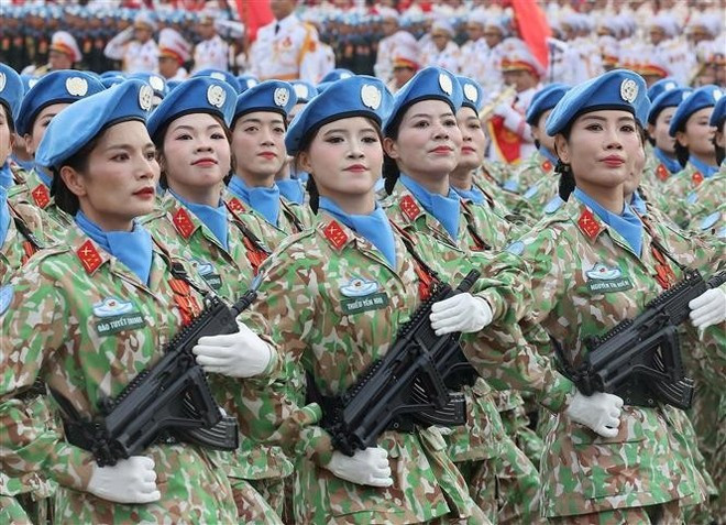Les femmes soldats de la paix du Vietnam (Photo : VNA) 1-6931.jpg