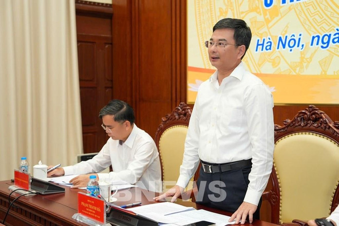 Le vice-gouverneur de la Banque d'État, Pham Thanh Ha. Photo : Banque d'État banque-2.jpg