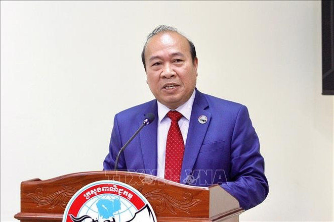 Tith Rithipol, vice-secrétaire d’État au Commerce du Cambodge. Photo : VNA tith-rithipol.jpg