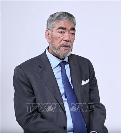 Miguel Mejía, secrétaire général du Mouvement de la gauche unie de la République dominicaine. Photo : VNA dien-gia.jpg