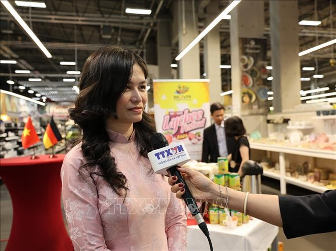 Đang Thi Thanh Phuong, conseillère commerciale du Vietnam en Allemagne. Photo : VNA mme-phuong.jpg