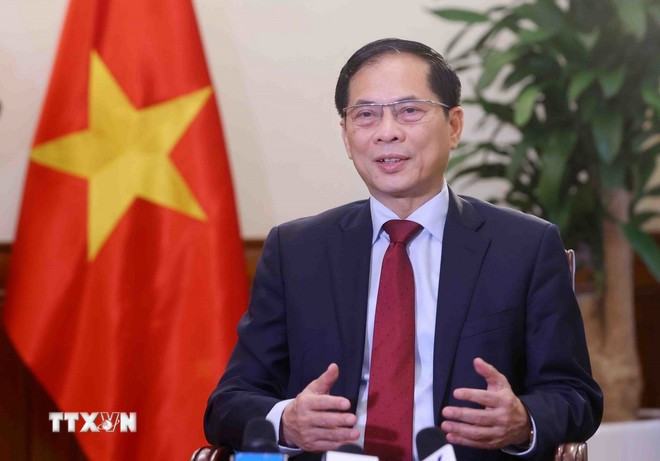 le vice-Premier ministre et ministre vietnamien des Affaires étrangères Bui Thanh Sơn. Photo : VNA 2.jpg