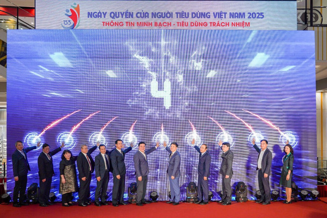 Lancement de la Journée des droits des consommateurs vietnamiens 2025. Photo : HP/CVN 2.jpg