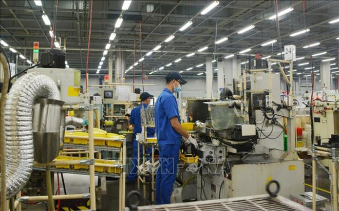 Dans le parc industriel Linh Trung 1. Photo : VNA/CVN hcm-2.jpg
