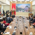 Cérémonie de lancement du clip « Song From A Secret Garden – Secret Garden in Vietnam ». Photo : Nhan Dan.