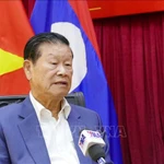 Somsavath Lengsavad, ancien membre du Bureau politique et ancien vice-Premier ministre du Lao. Photo : VNA
