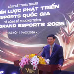 Le vice-ministre de la Culture, des Sports et du Tourisme, Ho An Phong, prend la parole lors de l'événement. Photo fournie par les organisateurs