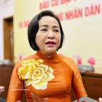 La vice-présidente de l’Assemblée nationale, Nguyen Thi Thanh, membre du Conseil électoral national. Photo: VNA