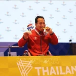 L'haltérophile vietnamien Le Van Cong (Photo : VNA)