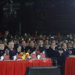 Le secrétaire général du Parti To Lam lors du programme. Photo : VNA