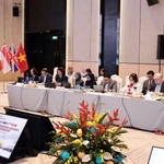 Des délégués à la réunion. Photo : VNA