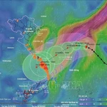 Dans les 24 heures à venir, le typhon devrait se déplacer vers le nord-ouest, se renforçant jusqu’à la force 11, rafales de 13. Photo : VNA