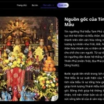 La bibliothèque numérisée du Dao Mau vietnamien est développée dans le cadre du projet Gõ Chầu Thiên Hội.-- Capture d'écran photo