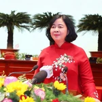 Bui Thi Minh Hoai, membre du Bureau politique, secrétaire du Comité central du Parti et présidente du Front de la Patrie du Vietnam. Photo / VNA