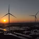 Un parc éolien dans la province de Cà Mau. Photo : VNA