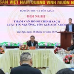 Lors de lq conférence. Photo : VNA