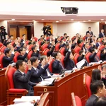 Les membres du Comité central participant au Congrès. Photo / VNA